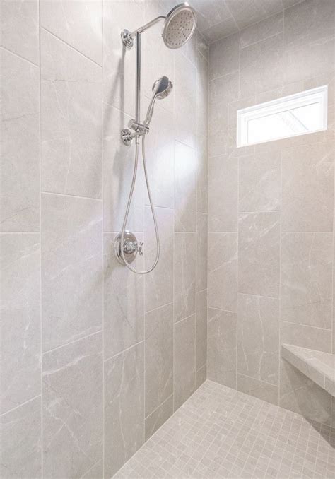 shower tile ideas 12x24|15 12x24 Vertical Shower Tile Patterns to Inspire Your Next。